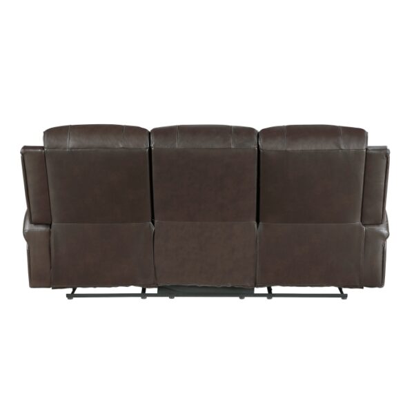 9735BRW-3 Double Reclining Sofa