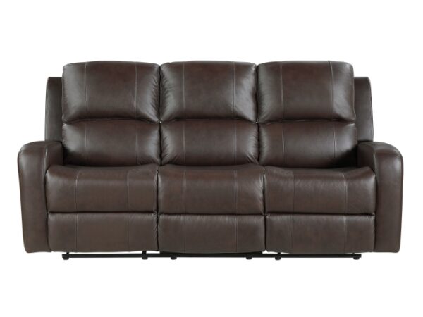 9735BRW-3 Double Reclining Sofa