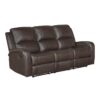 9735BRW-3 Double Reclining Sofa