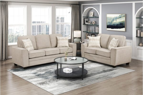9745TP Seating-Zander Collection 2pc Set: Sofa, Love