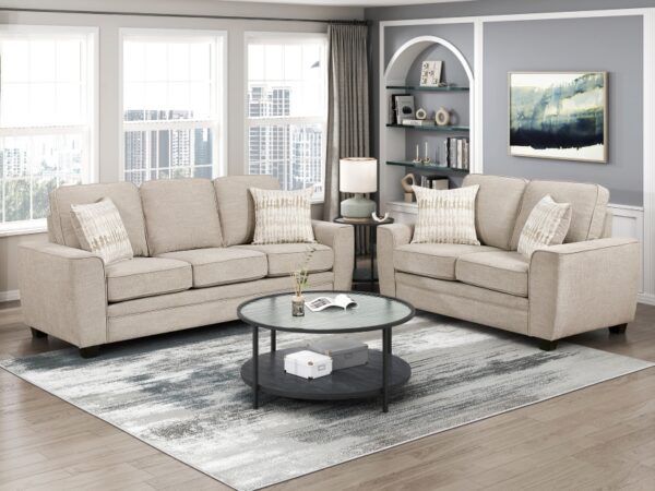 9745TP Seating-Zander Collection 2pc Set: Sofa, Love