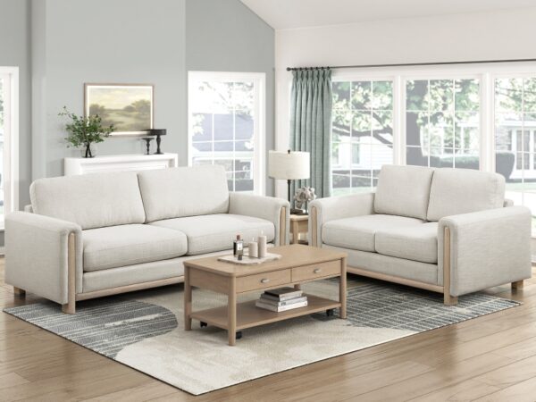 9756BE Seating- Collection 2pc Set: Sofa, Love