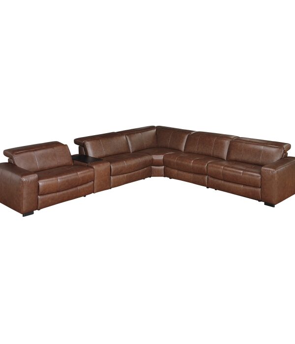 9790BRW*6LRRRPWH 6-Piece Modular Power Reclin...