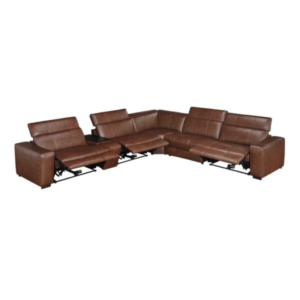 9790BRW*6LRRRPWH 6-Piece Modular Power Reclin...