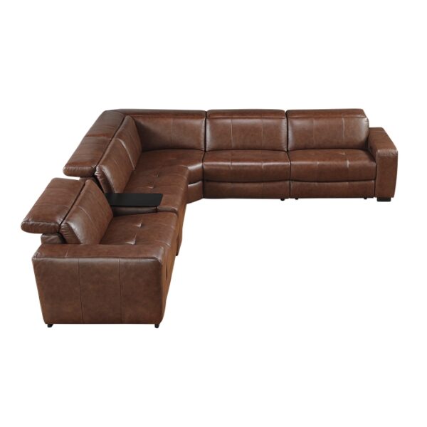 9790BRW*6LRRRPWH 6-Piece Modular Power Reclin...