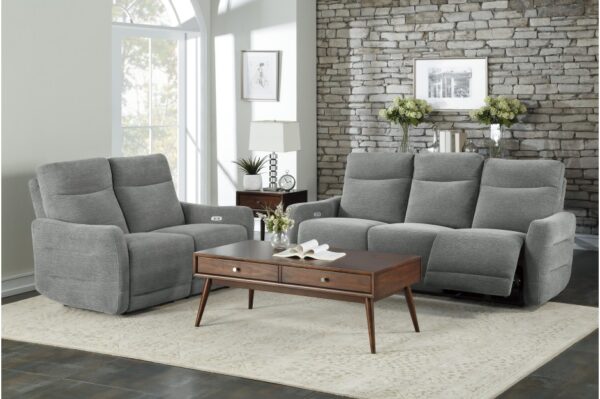 9804DV Seating-Edition Collection 2pc Set: Sofa, Love (Power)