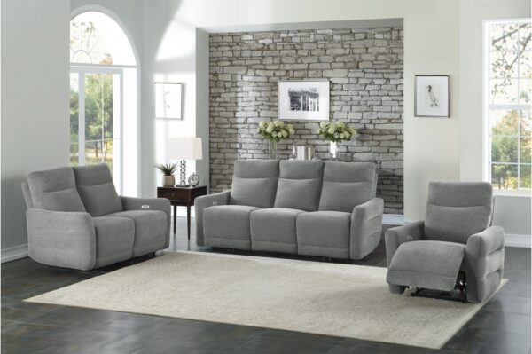 9804DV Seating-Edition Collection 2pc Set: Sofa, Love (Power)