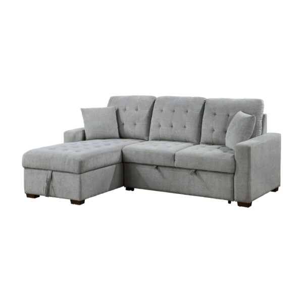 9816GY*2LCRL 2-Piece Sectional with Left ...