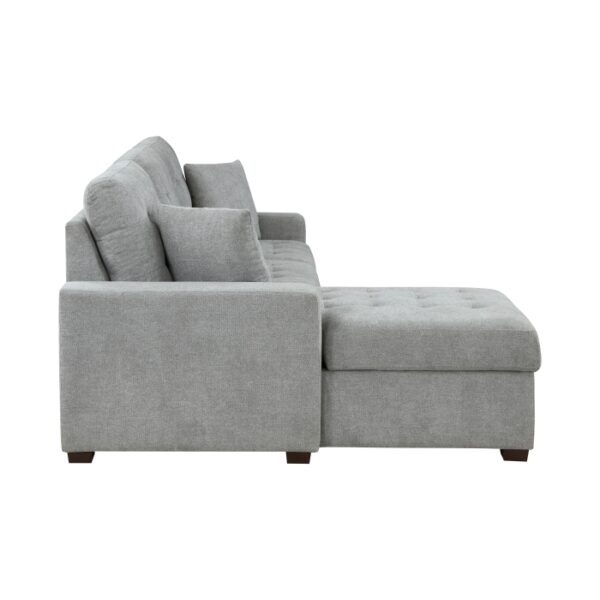 9816GY*2LCRL 2-Piece Sectional with Left ...