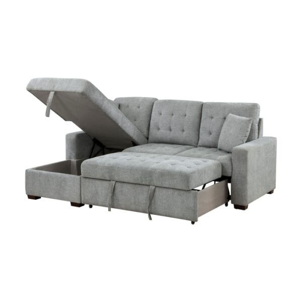 9816GY*2LCRL 2-Piece Sectional with Left ...