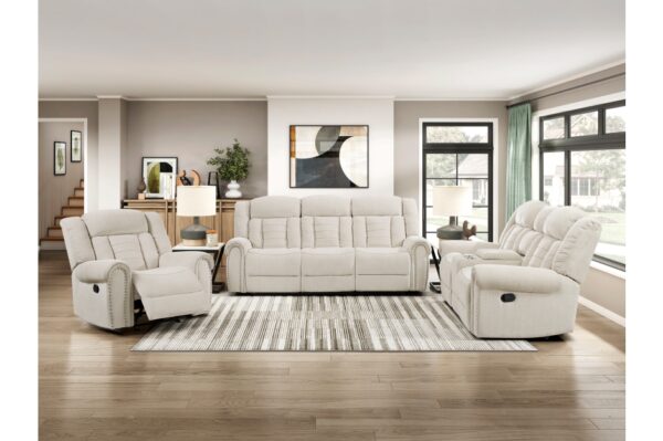 9901BE Seating-Nutmeg Collection 2pc Set: Sofa, Love