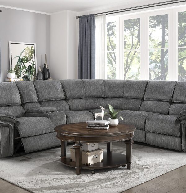 9913-SC Seating-Muirfield Collection 3-Piece Reclining Sectional ...