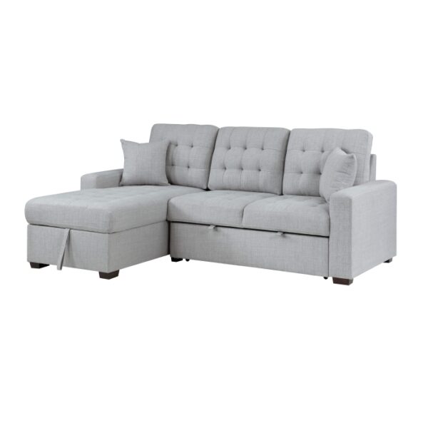 9916GY*2LCRL 2-Piece Sectional with Pull-...