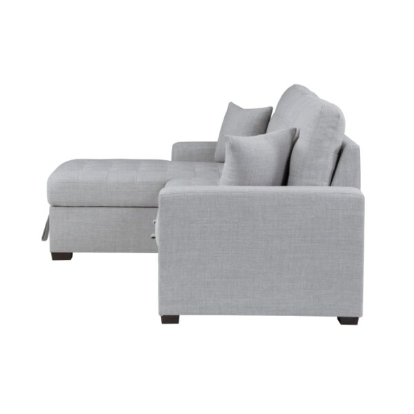 9916GY*2LCRL 2-Piece Sectional with Pull-...