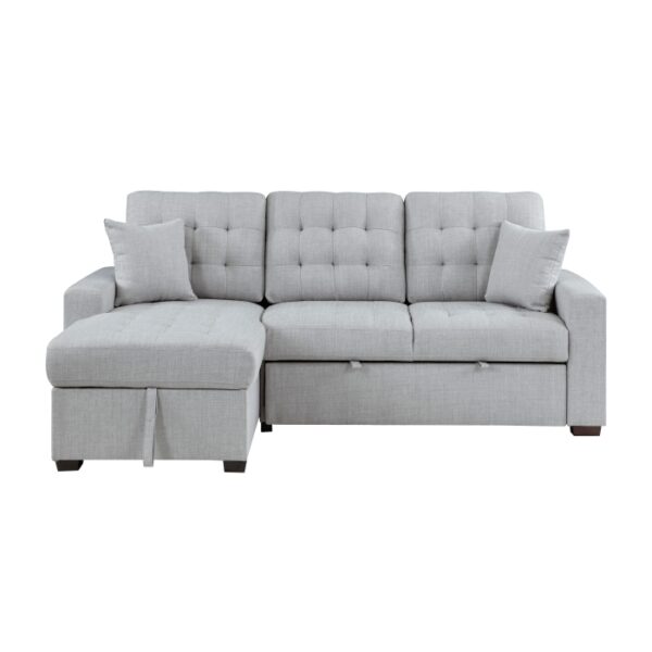 9916GY*2LCRL 2-Piece Sectional with Pull-...