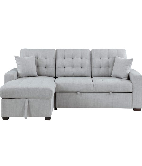 9916GY*2LCRL 2-Piece Sectional with Pull-...