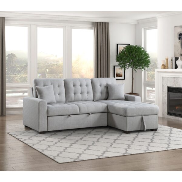 9916GY*2LLRC 2-Piece Sectional with Pull-...