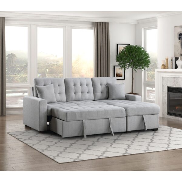 9916GY*2LLRC 2-Piece Sectional with Pull-...