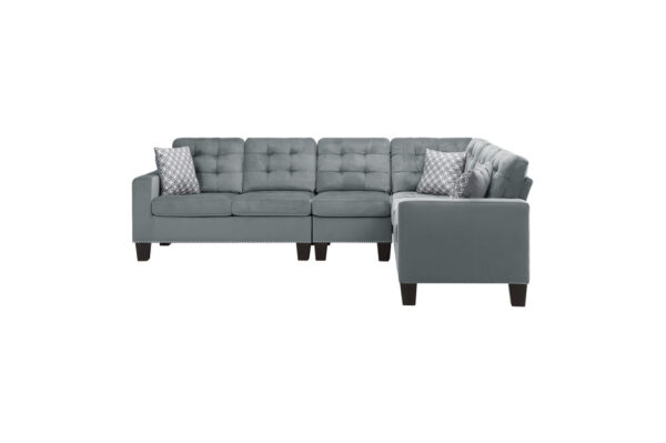 9957GY-SC Seating-Lantana Collection 2-Piece Reversible Sectional