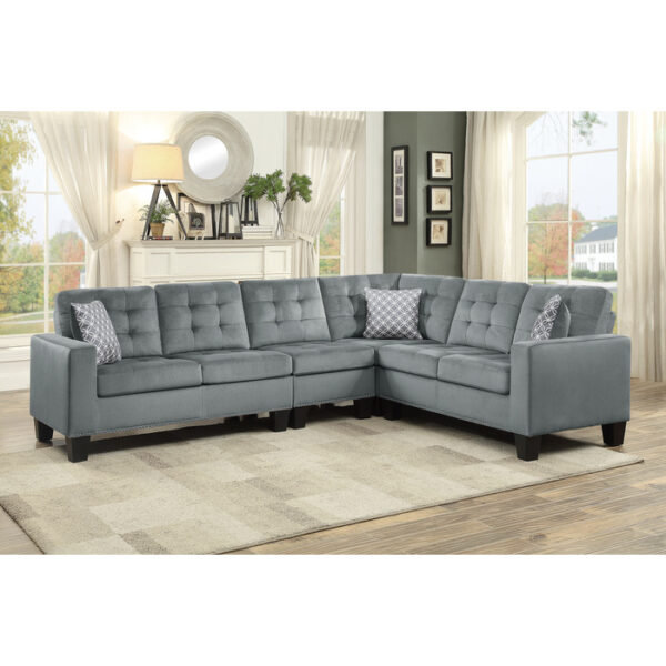 9957GY*SC 2-Piece Reversible Sectional