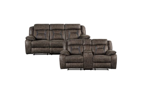 9989DB Seating-Madrona Hill Collection 2pc Set: Sofa, Love