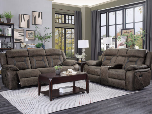 9989DB Seating-Madrona Hill Collection 2pc Set: Sofa, Love
