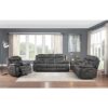 9989GY-3 Double Reclining Sofa