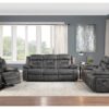 9989GY Seating-Madrona Hill Collection 2pc Set: Sofa, Love