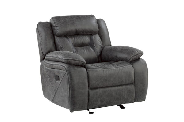 9989GY Seating-Madrona Hill Collection 2pc Set: Sofa, Love