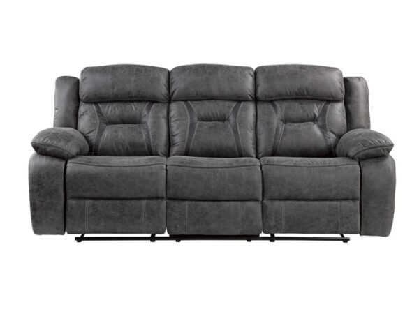 9989GY-3 Double Reclining Sofa