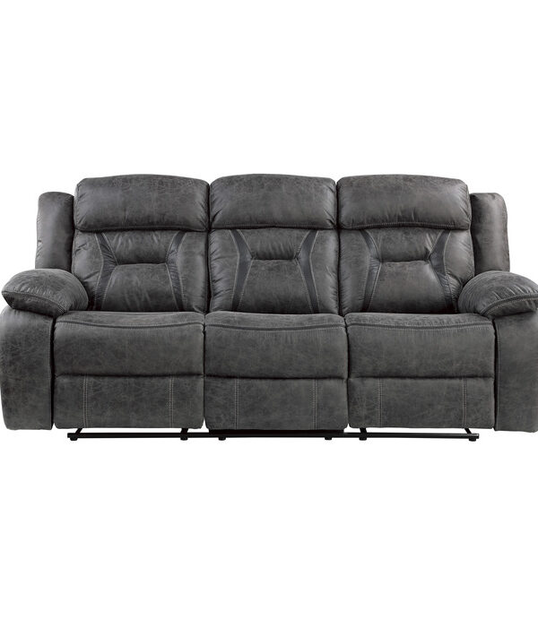 9989GY-3 Double Reclining Sofa
