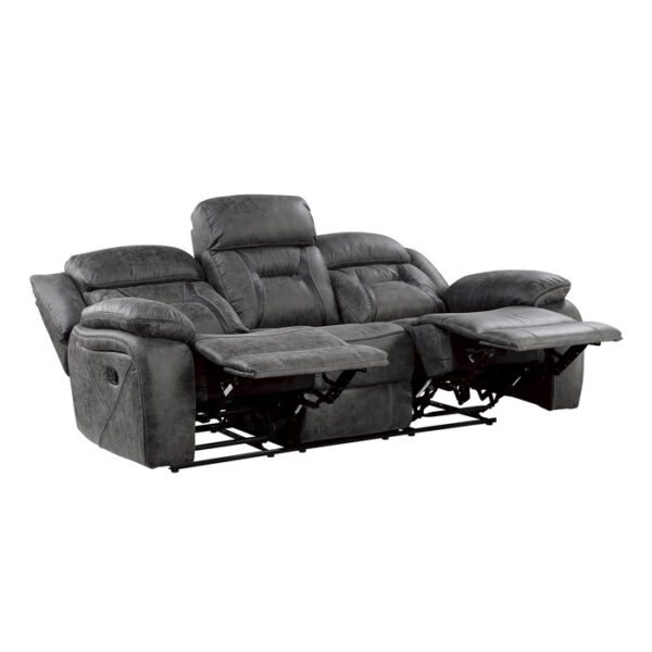9989GY-3 Double Reclining Sofa