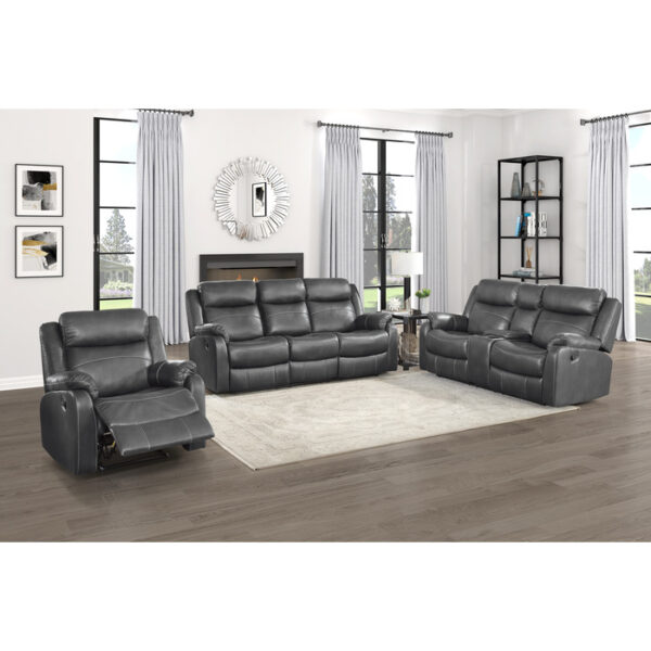 9990GY-3 Double Lay Flat Reclining So...