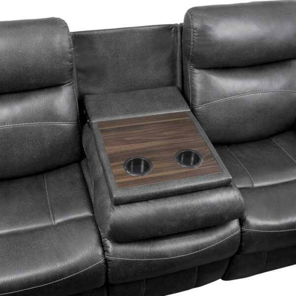 9990GY-3 Double Lay Flat Reclining So...