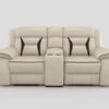 8229NDG-PW Seating-Amite Collection 2pc Set: Sofa, Love (Power)