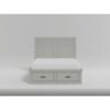 HE-1337-1  Queen Platform Bed with Storage Footboard and Side Rails