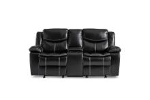 8230BLK Seating-Bastrop Collection 2pc Set: Sofa, Love