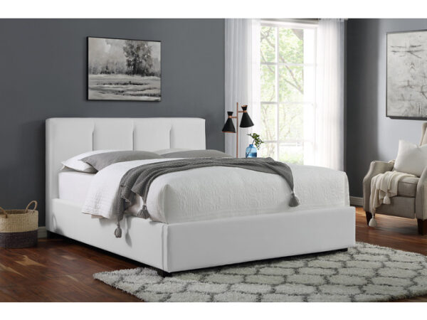 *(4) E. KING PLFM BED W/FB DRW