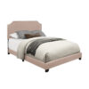 HE-SH235BGE-1  QUEEN BED W/BEIGE FABRIC,3A