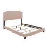 HE-SH235BGE-1  QUEEN BED W/BEIGE FABRIC,3A