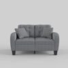 8202GRY Seating-Sinclair Collection 2pc Set: Sofa, Love