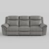 8206BRW Seating-Aram Collection 2pc Set: Sofa, Love