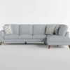 9644BGY-SC Seating-Broadway Collection 2-Piece Sectional with Right...