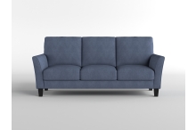 9519GRY Seating-Aliana Collection 2pc Set: Sofa, Love