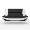 8219BEG Seating-Veloce Collection 2pc Set: Sofa, Love