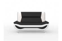 8219BEG Seating-Veloce Collection 2pc Set: Sofa, Love