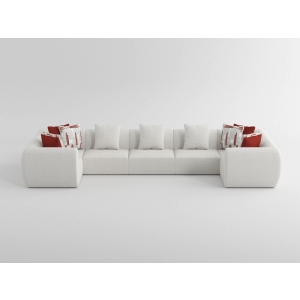 9669CN*42CR2AC 4-Piece Modular Sectional