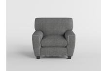 9538DGY Seating-Isabel Collection 2pc Set: Sofa, Love