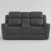 9515DGY Seating-Kellen Collection 2pc Set: Sofa, Love