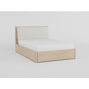 HE-1313N-1  Queen Platform Bed with Footboard Storage